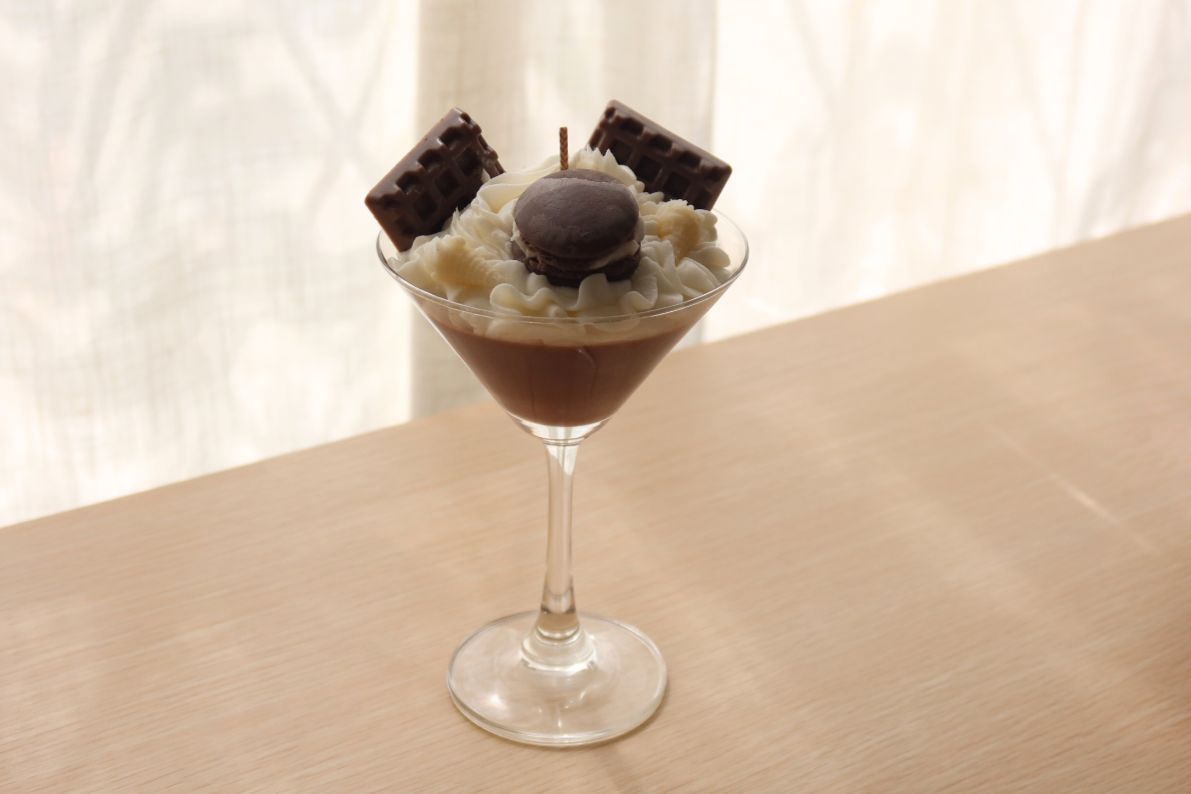 Chocolate Macaroon Martini Candle